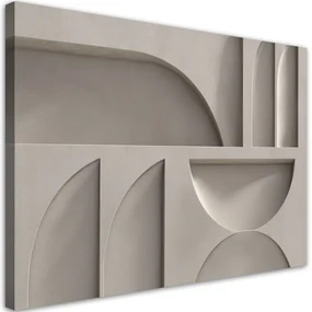 Gario Obraz na plátne Reliéfna 3D abstrakcia Rozmery: 120 x 80 cm