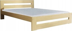 Posteľ z masívu borovice MARIKA - 200x140 cm - prírodná