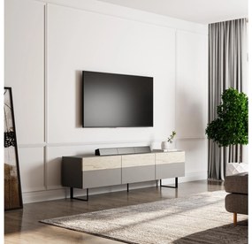 TV stolík/skrinka Sajn (sivý travertín). Vlastná spoľahlivá doprava až k Vám domov. 1107724