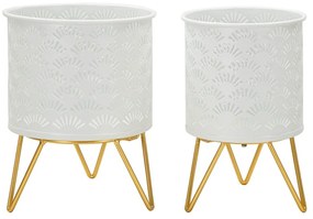 Kovové stojany na kvety 2 ks ø 16 cm (výška 20 cm) Carly – Mauro Ferretti