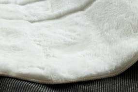 Koberec CURVY biely 11 Arches, prateľný