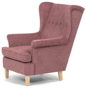Kreslo ušiak PINK2, ružová