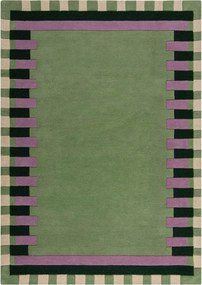 XXXLutz VLNENÝ KOBEREC, 200/290 cm zelená, lila Flair Rugs - Online Only bytové doplnky - 003165041003