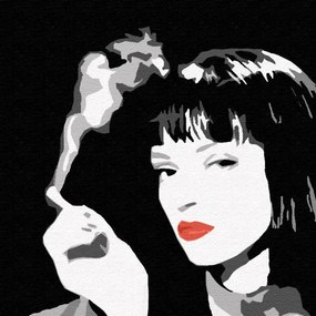 Ručne maľovaný POP Art obraz Pulp Fiction