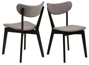 Jedálenská stolička Roxby šedá 79,5 × 45 × 55 cm
