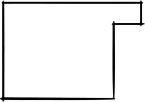 DANTIK - Zrkadlo v rámu, rozmer s rámom 40x50 cm z lišty KOSTKA platina (2785)
