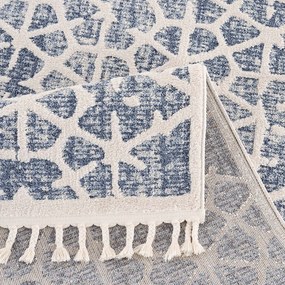 Dekorstudio Moderný koberec ART 1271 modrý Rozmer koberca: 80x300cm