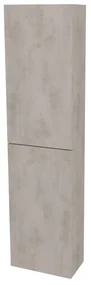 Mereo, Mereo Aira, kúpeľňová skrinka 170 cm vysoká, pravé otváranie, Multidecor, Chromix strieborný, MER-CN794PNACST