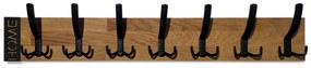 Dekorstudio Nástenný dubový vešiak Modern Oak 80cm
