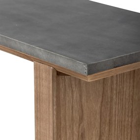 Konzolový stolík s kovovou doskou v prírodnej farbe 40x110 cm Riva – Bloomingville