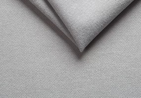 Posteľ Glory 140x200 cm, svetlo šedá látka, bez matraca