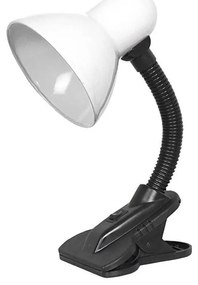 TOP LIGHT Stolová lampička s klipom 630 B, Biela Poškodený obal: Nie