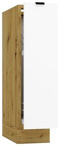 Kuchynská skrinka Cosmo Gianna D20 Cargo+Kosz Biela Aljaška/Dub Artisan