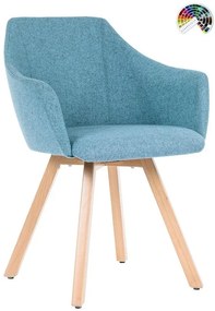 ANTARES Konferenčné kreslo WIND VISITOR CROSS STYLE SWISS WOOD čalúnenie BONDAI VISUAL