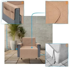 Poťah na kreslo PARIS béžový