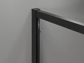 Mexen Exo-S posuvná sprchová kabína 120 x 90 cm, transparentná, čierna - 8151-120-090-70-00