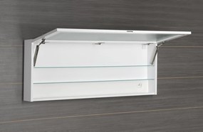 Sapho Sapho, CLOE galérka s LED osvetlením, 120x50x18cm, biela, CE120-0030