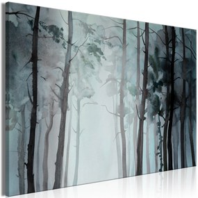 Artgeist Obraz - Hazy Forest (1 Part) Wide Veľkosť: 120x80, Verzia: Na talianskom plátne