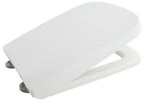 Gamma Viana, toaletná WC doska s pomalým zatváraním, duroplast, EasyClean, biela lesklá, GMA-D6