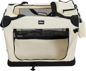 Leopet Transportný box pre psov XXXL, 102 x 69 x 69 cm, béž