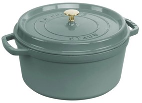 Staub Cocotte hrniec okrúhly 28 cm/6,7 l eukalyptus, 11028121