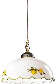 Kolarz 731.32.118 - Závesný luster na lanku NONNA 1xE27/75W/230V priemer 36 cm citróny