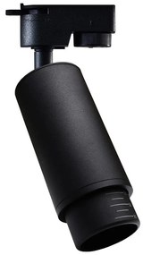 Bodové svietidlo do lištového systému MICA 1xGU10/25W/230V 1-fázové čierna