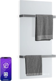 Klarstein HotSpot Crystal Smart infračervený panel | 800 W | 12 m² | Dotykové ovládanie a hlasový asistent
