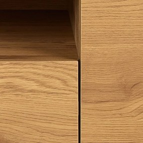 TV stolík v dekore duba v prírodnej farbe 140x45x40 cm Seaford – Actona