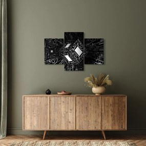 Obraz abstraktné kocky (90x60 cm)