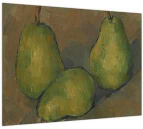 Obraz - Paul Cézanne, Three Pears, reprodukcia (70x50 cm)