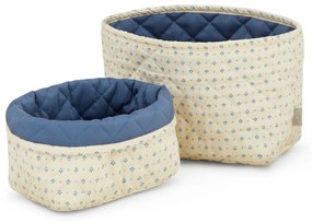Cam Cam ApS Prešívaný úložný kôš Capri – set 2 ks
