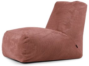 Menčestrový sedací vak v tehlovej farbe Tube – SLOWDOWN