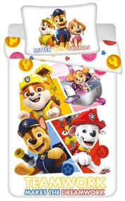 Obliečky do postieľky Paw Patrol PP498 baby, 100x135 / 40x60 cm