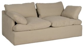 Béžová ľanová pohovka 180 cm – Ixia