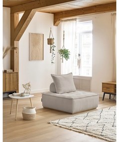 Béžové ženilkové kreslo Elisa – Bobochic Paris