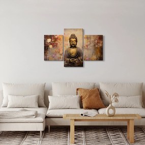 Obraz - Budha, maľba (90x60 cm)