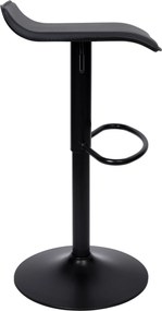 Barová stolička PORTI BLACK - čierna