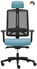 RIM Kancelárska stolička FLEXi XXL FX 1102A 1103A čalúnenie PRINCE koža