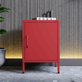 Nočný stolík MIA, 424 x 595 x 400 mm, Modern: červená farba