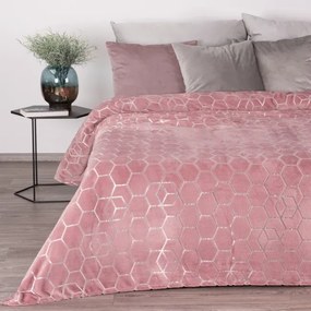 Deka MALIBU ružová / strieborná