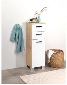 Livarno home Skrinka do kúpeľne + Skrinka so zrkadlom + Skrinka pod umývadlo + Vysoká skrinka do kúpeľne Palermo  (800010823)