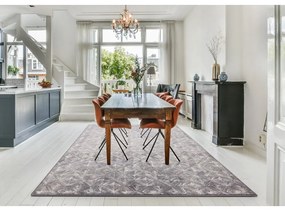 Sivý vlnený koberec 200x300 cm Moire – Agnella