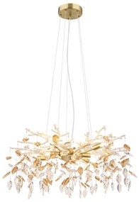 Globo 64132-8 - Luster na lanku DANNA 8xG9/8W/230V pr. 61 cm zlatá