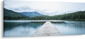 Obraz - Pri pohľade z móla (120x50 cm)