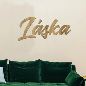 drevo zivota Drevený nápis na stenu LÁSKA Farebný vzor: Dub zlatý, Veľkosť textu: 60x28