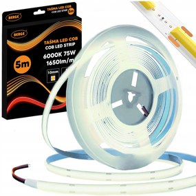 BERGE LED pásik COB Neon 12V - 528D - 15W/m - IP20 - 1650lm - 5m - studená farba