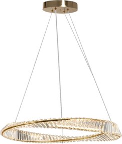 Toolight Toolight, LED krištáľová lampa 42W APP1064-1CP, zlatá, OSW-00676