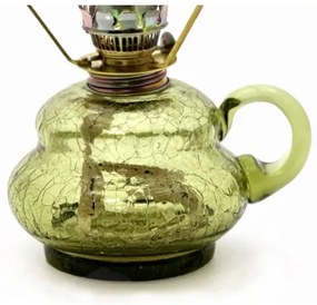 Petrolejová lampa ANNA 33 cm lesná zelená
