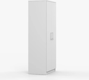 Šatníková skriňa SMYK 80 - biela (viac variant)